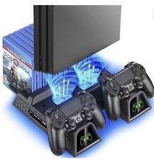 OIVO PS4 Standfuß, PS4 Lüfter, PS4 Kühler Mit PS4 Controller Ladestation Für PS4 comprar usado  Enviando para Brazil