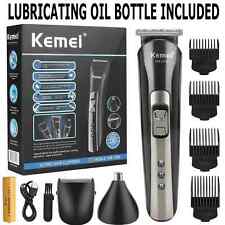 Cortador de cabelo profissional Kemei aparador sem fio máquina de corte de barba barbeiro comprar usado  Enviando para Brazil