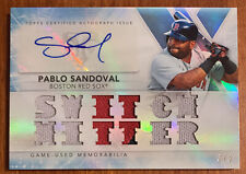 Pablo SANDOVAL🔥2015 Topps Triple Threads AUTO Patch Relic #TTAR-PS2 3/3 Red Sox comprar usado  Enviando para Brazil