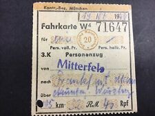 Rare fahrkarte 1948 gebraucht kaufen  Wiesenttal