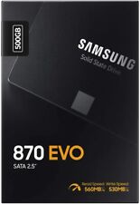 HARD DISK  STATO SOLIDO SSD Samsung 870 EVO 500GB SATA 3 2,5" MZ-77E500B/EU usato  Marano Di Napoli