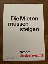 Signierte postkarte klaus gebraucht kaufen  Westerstede
