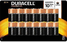 Baterías D alcalinas Duracell Coppertop paquete abierto de 14 PIEZAS segunda mano  Embacar hacia Argentina