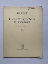 Noten bartok kinder gebraucht kaufen  Berlin