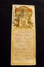 Menu ancien champagne d'occasion  Charenton-du-Cher