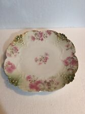 ANTIQUE: HAVILAND LIMOGES FINE CHINA 10" FLORAL PLATE for sale  Shipping to Canada