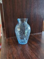 Crackle glass vase for sale  KINGSTON UPON THAMES