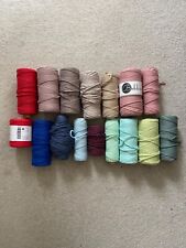 Bunch assorted macrame for sale  FAVERSHAM