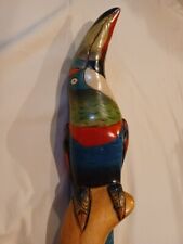 Hand carved toucan for sale  Ankeny