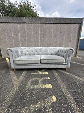 Grey seater chesterfield for sale  SUTTON