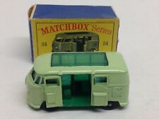 Usato, Matchbox SERIE Lesney 34 Volkswagen Camper VW Bus T1 Bulli T 1 originale Scatola usato  Spedire a Italy