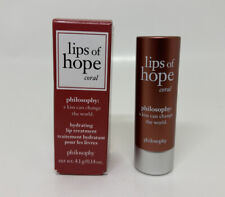 PHILOSOPHY Lips of Hope CORAL Tratamento Labial Hidratante 0,14 oz Tamanho Completo Novo Na Caixa comprar usado  Enviando para Brazil