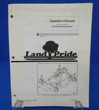 1999 LAND PRIDE FD1548, FD1560 GROOMING MOWER OPERATORS MANUAL for sale  Shelbyville