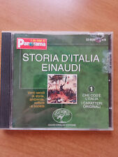 Storia d'Italia Einaudi 1 Panorama - CD ROM - Windoms95/98/2000/XP usato  Valledoria