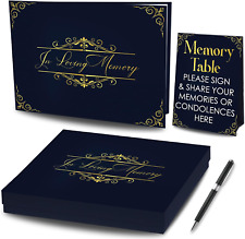 Funeral guest book for sale  Shipping to Ireland