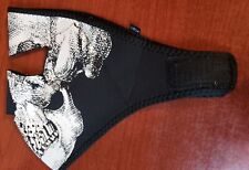 Máscara de neopreno Zan Headgear negro blanco cara completa cráneo ciclista segunda mano  Embacar hacia Mexico