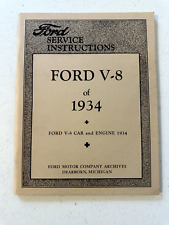 Ford 1934 service for sale  Atascadero