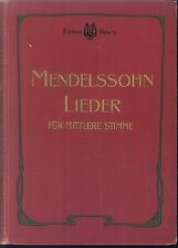 Mendelssohn - piosenki na głos średni na sprzedaż  Wysyłka do Poland