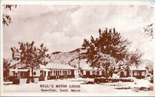 Used, VINTAGE RPPC POSTCARD  SPEARFISH SD  BELL'S MOTOR LODGE  KING KOIL BEDS for sale  Shipping to South Africa