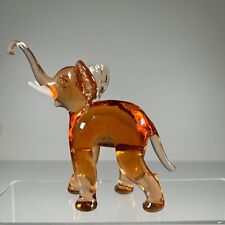 Vintage glass elephant for sale  CLEVEDON