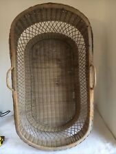 Used, vintage wicker Moses basket for sale  Shipping to South Africa