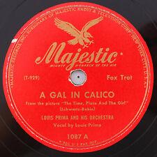 Louis Prima - A Gal In Calico / He / She Like It! - 1946 10" 78 rpm Record 1087 comprar usado  Enviando para Brazil