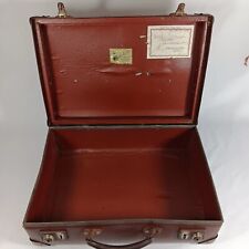 Vintage Brown 'Globetrotter' Suitcase. 1940s? Re-enactment / Storage / Display. for sale  Shipping to South Africa
