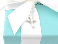 Used, AUTHENTIC TIFFANY & CO SILVER PERETTI CROSS NECKLACE for sale  Mission Viejo