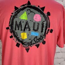Camiseta Maui and Sons Para Hombre L Rosa Mangas Cortas Cuello Redondo  segunda mano  Embacar hacia Argentina