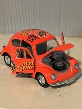 VW Bug Beetle Friction Pull Back laranja lindo carro fundido aranha 1D91 comprar usado  Enviando para Brazil