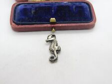 Sterling silver seahorse for sale  TETBURY