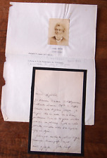 1874 lettre autographe d'occasion  Morestel