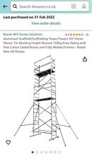 Scaffold tower for sale  BENFLEET
