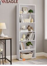 Vasagle white bookcase for sale  MANCHESTER