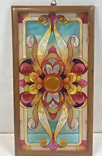 Stained glass framed for sale  Raymond