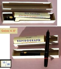 ROTRING RAPIDOGRAPH Nº 08 mit Preis + BPZ 1957 im OK (RIEPE-WERK HAMBURG-ALTONA) gebraucht kaufen  Deutschland