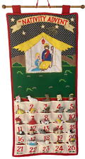 Vtg fabric advent for sale  Escondido