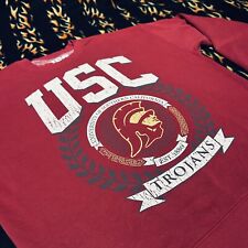 USC Sweatshirt Size L Womens Trojans University Pullover Crewneck RED for sale  Shipping to South Africa