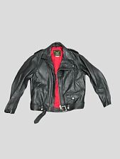 Chaqueta de Motocicleta de Colección Años 80 Stagg of Melbourne Cuero Negro Talla 5 Mujer, usado segunda mano  Embacar hacia Argentina