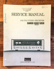 Manual de serviço receptor Sansui modelo 5050 6060 *original* comprar usado  Enviando para Brazil