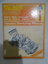 Haynes workshop manual for sale  TAMWORTH