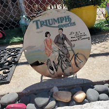 Triumph cycles porcelain for sale  La Plata