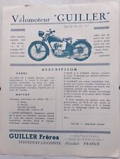 Publicité ancienne vélomoteu d'occasion  La Rochelle
