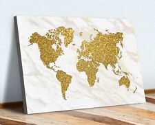 Marble gold map for sale  LONDONDERRY