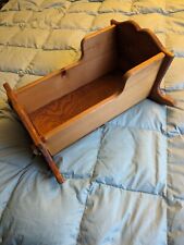 natural rocking cradle wood for sale  Albany