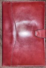 portfolio leather burgundy for sale  Manchester