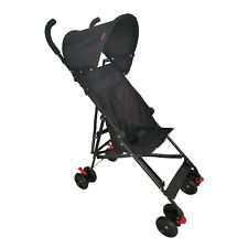 Used, Lightweight Stroller with Hood in Black by Babyway for sale  HUDDERSFIELD