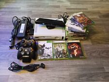 Xbox 360 Console Bundle Tested W/ 15 Games Kinect 2 Contr. Charge Dock 120GB for sale  Shipping to South Africa