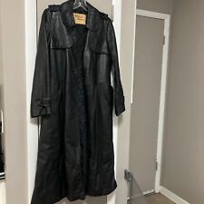 leather coat long for sale  Orange Park