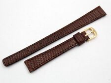 Used, Seiko Brown 12/9mm Genuine Leather Stylish Lady Top Quality Watch Band for sale  Shipping to South Africa